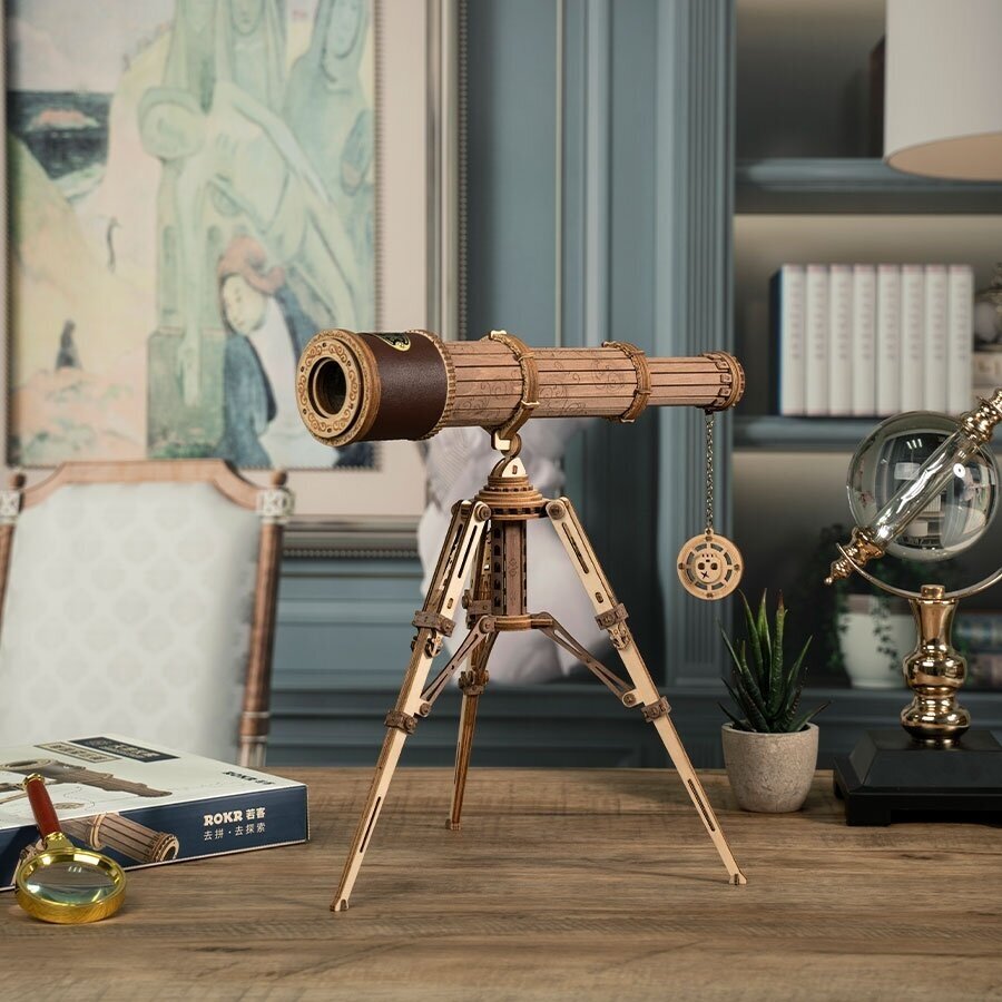 Wooden 3D puzzle - Monocular Telescope 1 Wooden 3D puzzle - Monocular Telescope 1
