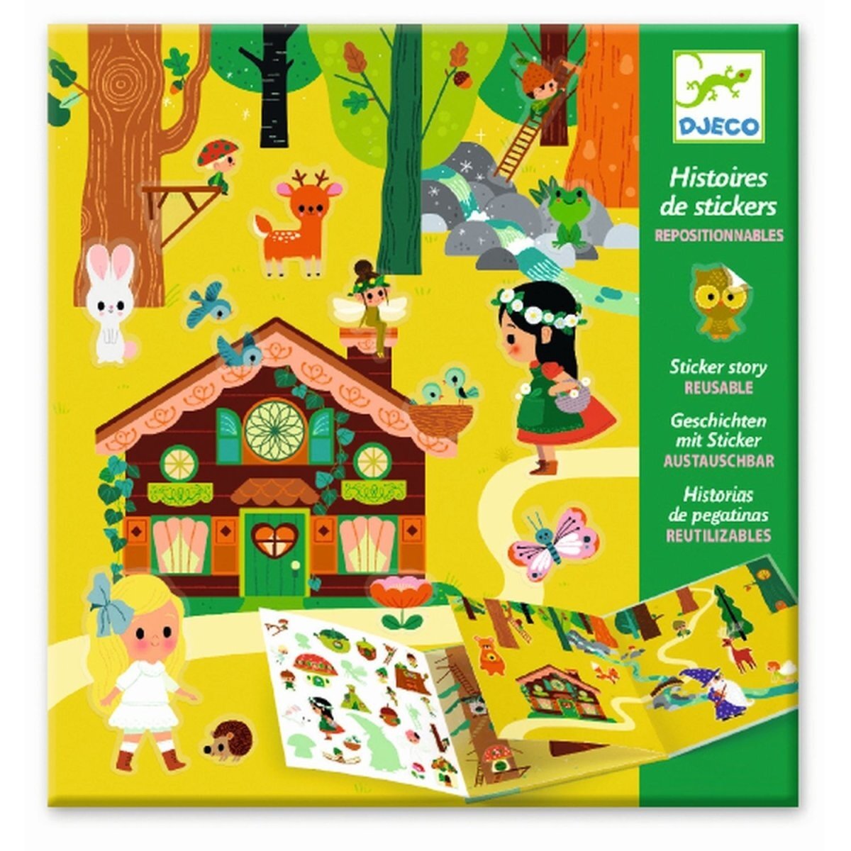 Daugkartiniai lipdukai - Miško istorija