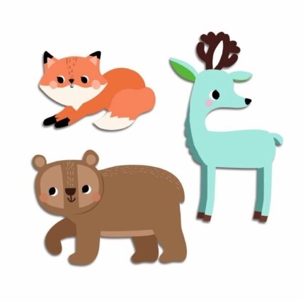 Stickers for little ones - Forest Animals 1 Stickers for little ones - Forest Animals 1