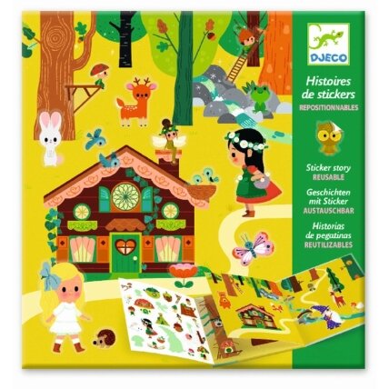 Daugkartiniai lipdukai - Miško istorija