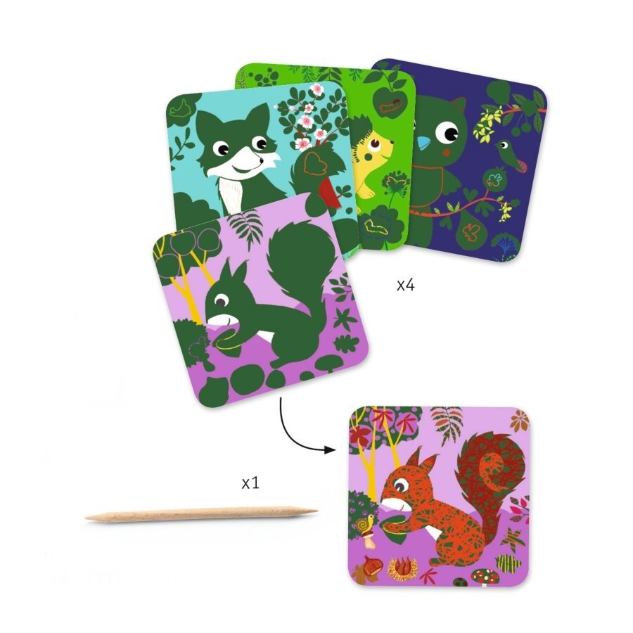Scratch cards - Country Creatures 1 Scratch cards - Country Creatures 1