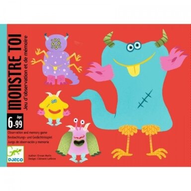 Djeco kortų žaidimas - Monstriukai