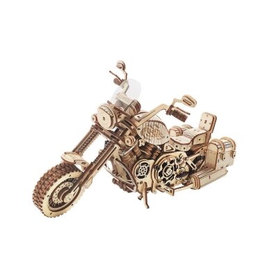 Wooden 3D puzzle - Cruiser Motorcycle Wooden 3D puzzle - Cruiser Motorcycle