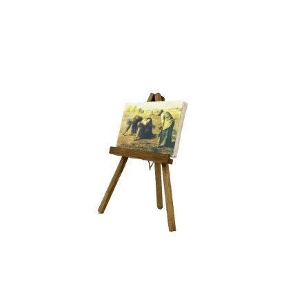 Easel with canvas Easel with canvas