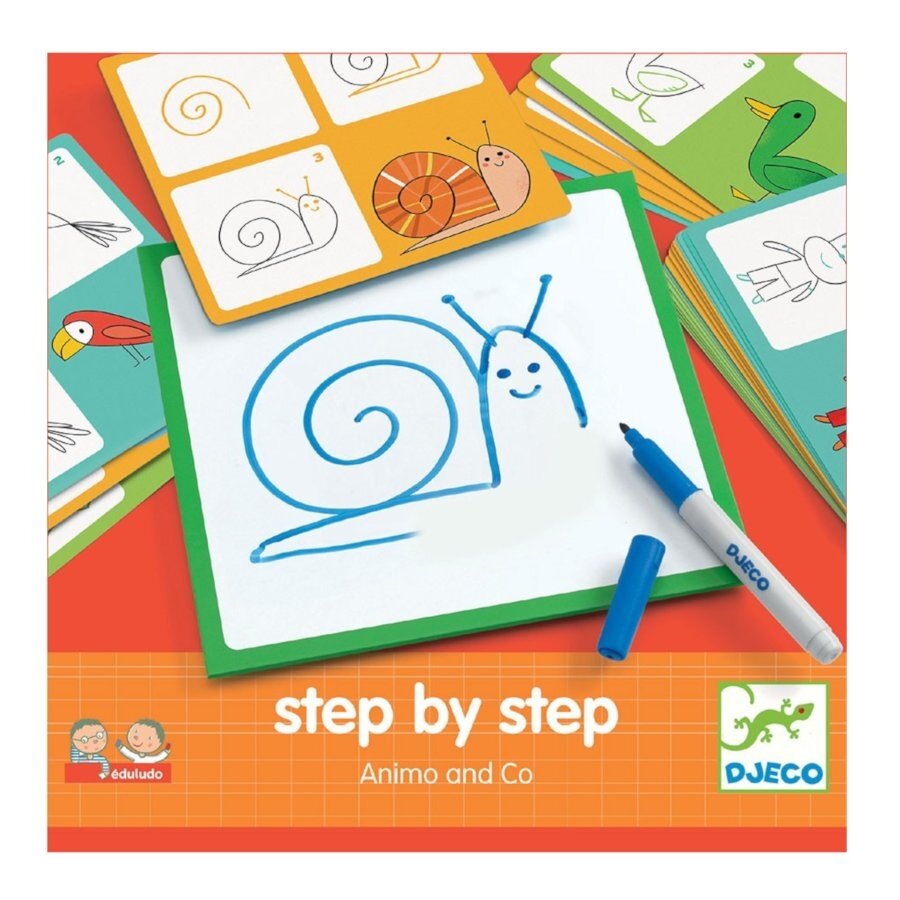Step by step colouring - Animo and Co Step by step colouring - Animo and Co