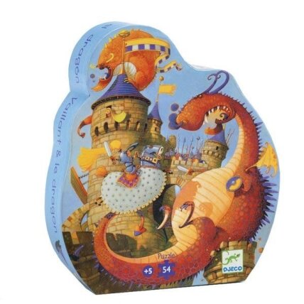 Djeco silhouette puzzle - Vaillant and the Dragons, 54 pcs. Djeco silhouette puzzle - Vaillant and the Dragons, 54 pcs.