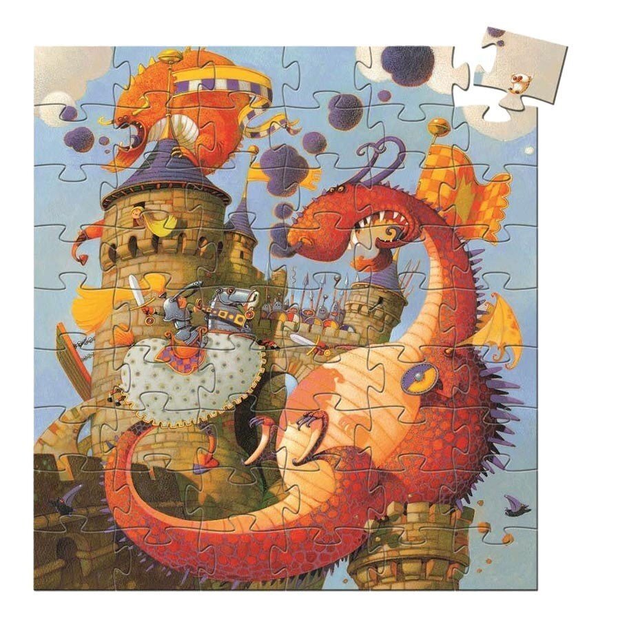 Djeco silhouette puzzle - Vaillant and the Dragons, 54 pcs. 1 Djeco silhouette puzzle - Vaillant and the Dragons, 54 pcs. 1