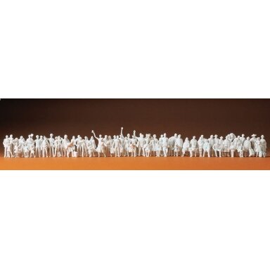 Unpainted figurines