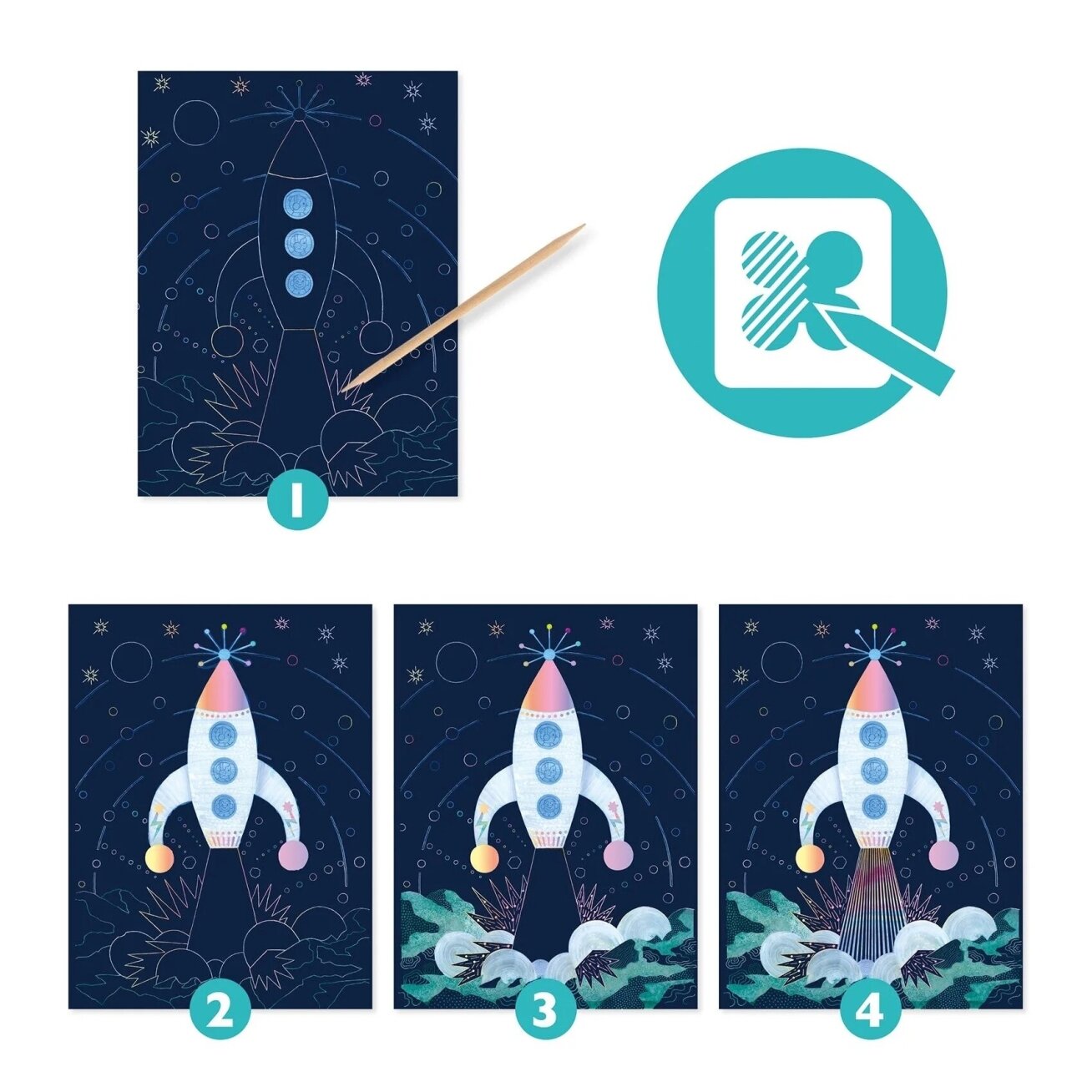Scratch cards - Cosmic Mission 2 Scratch cards - Cosmic Mission 2