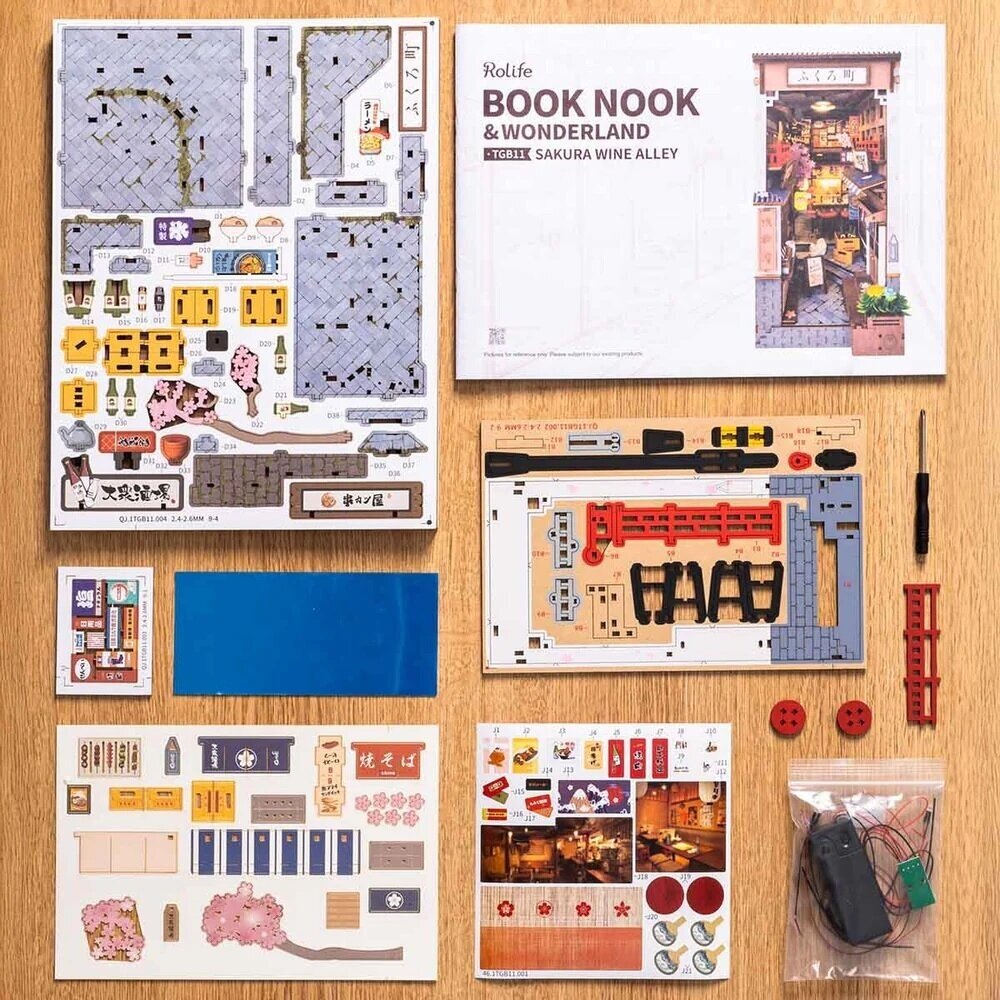 Pasidaryk pats rinkinys - Book Nook Sakurų skersgatvis 4