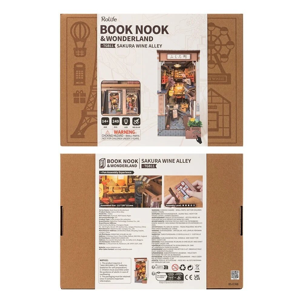 DIY Book Nook - Sakura Alley 6 DIY Book Nook - Sakura Alley 6