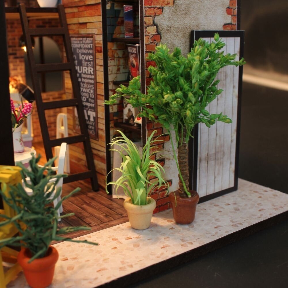 DIY miniature house - Two-Storey Café 1 DIY miniature house - Two-Storey Café 1