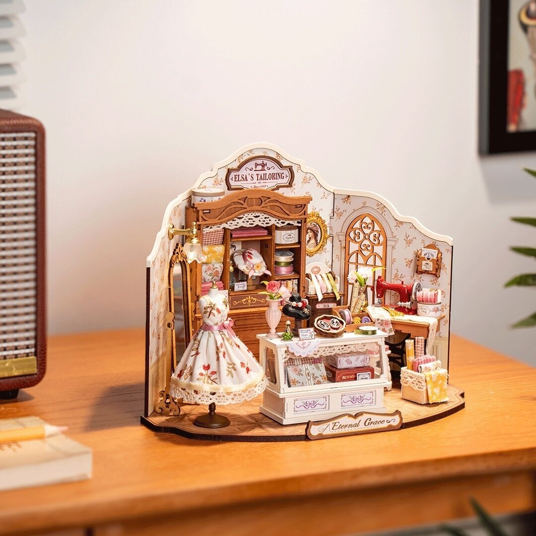 DIY miniature house - Elsa's Tailoring 1 DIY miniature house - Elsa's Tailoring 1