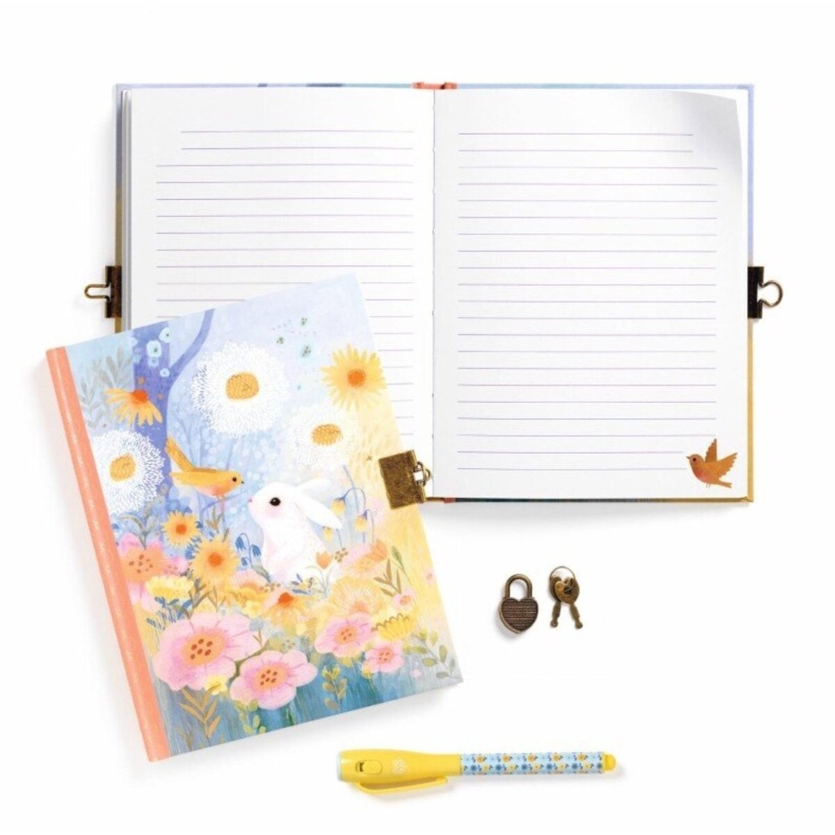 Djeco secret notebook with magic pen - Kendra 1 Djeco secret notebook with magic pen - Kendra 1