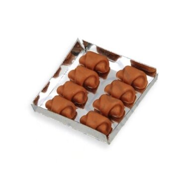 Tray with croissants
