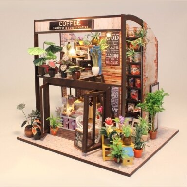 DIY miniature house - Two-Storey Café DIY miniature house - Two-Storey Café