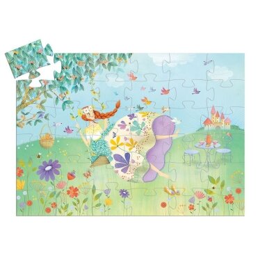 Djeco Silouette puzzle - Princess of Spring, 36 pcs. Djeco Silouette puzzle - Princess of Spring, 36 pcs.