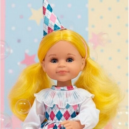Paola Reina doll Cleo Harlequin, 32 cm 1 Paola Reina doll Cleo Harlequin, 32 cm 1