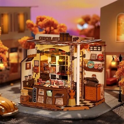 DIY miniature house - Henry's Chocolate 3 DIY miniature house - Henry's Chocolate 3