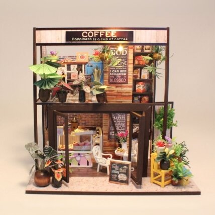 DIY miniature house - Two-Storey Café 3 DIY miniature house - Two-Storey Café 3