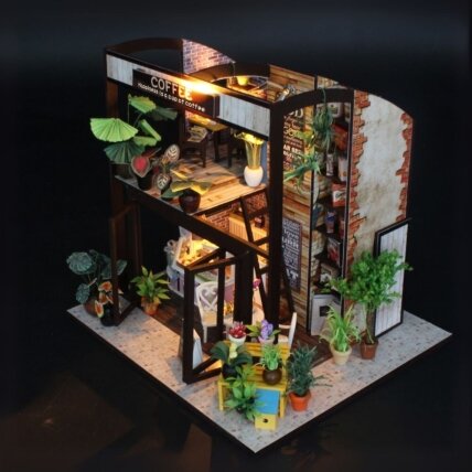 DIY miniature house - Two-Storey Café 4 DIY miniature house - Two-Storey Café 4