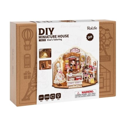 DIY miniature house - Elsa's Tailoring 2 DIY miniature house - Elsa's Tailoring 2