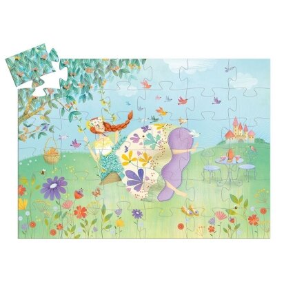Djeco Silouette puzzle - Princess of Spring, 36 pcs. 1 Djeco Silouette puzzle - Princess of Spring, 36 pcs. 1