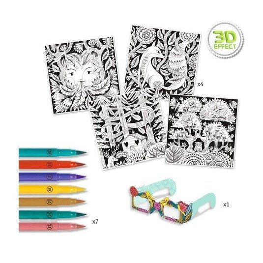 3D colouring - Fantasy Forest 2 3D colouring - Fantasy Forest 2