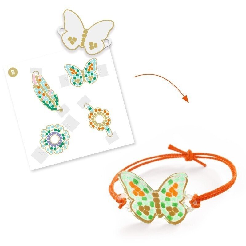 DIY Shrink Plastic - Feather and Lotus 1