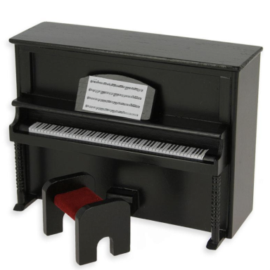 Pianinas su kėdute