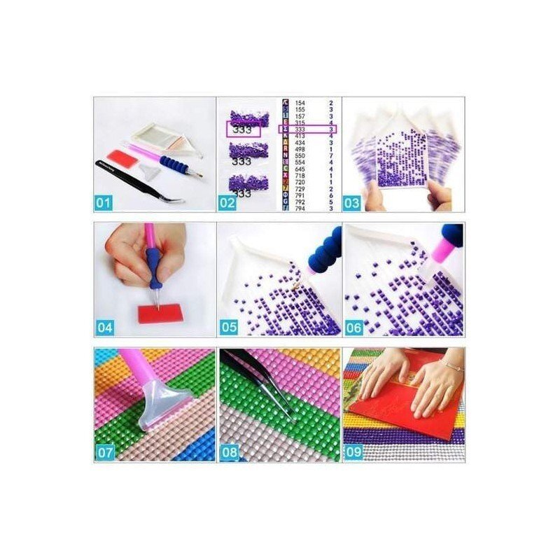 Diamond painting kit - Planets 1 Diamond painting kit - Planets 1
