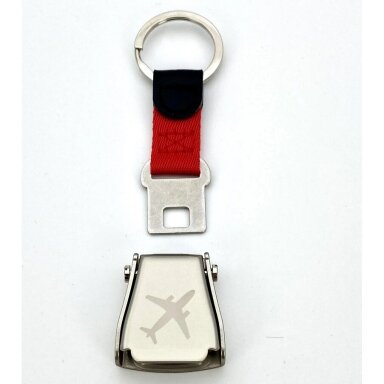 Airline Seatbelt key chain