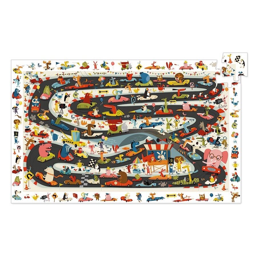 Djeco observation puzzle - Car Rally, 54 pcs. 1 Djeco observation puzzle - Car Rally, 54 pcs. 1