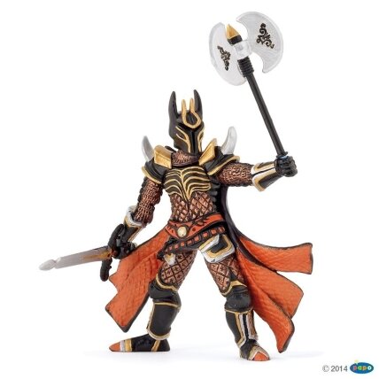 Knight with a triple battle axe Knight with a triple battle axe
