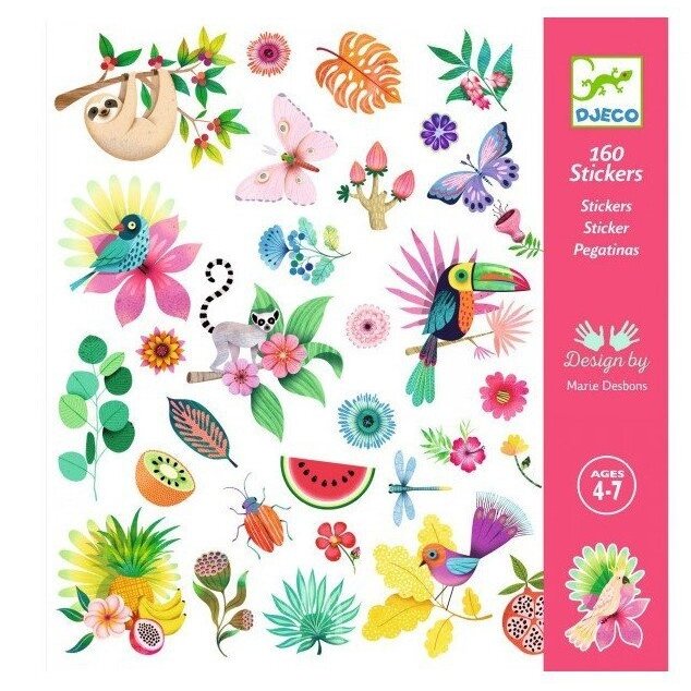 Djeco stickers - Paradise Djeco stickers - Paradise