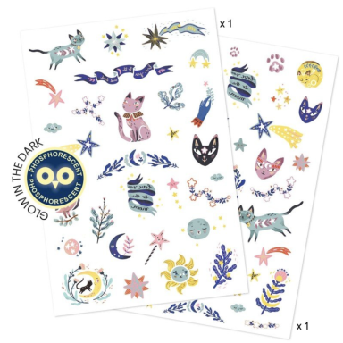 Djeco Glow in the Dark Tattoos - Sweet Dreams Djeco Glow in the Dark Tattoos - Sweet Dreams