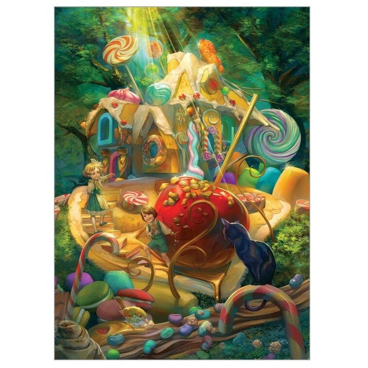 Cobble Hill family puzzle - Candy House, 350 pcs. 1 Cobble Hill family puzzle - Candy House, 350 pcs. 1