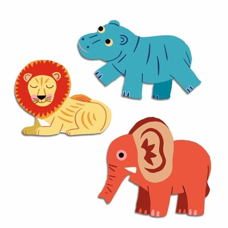 Stickers for little ones - Safari animals 1 Stickers for little ones - Safari animals 1
