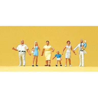 Family Krause taking a walk