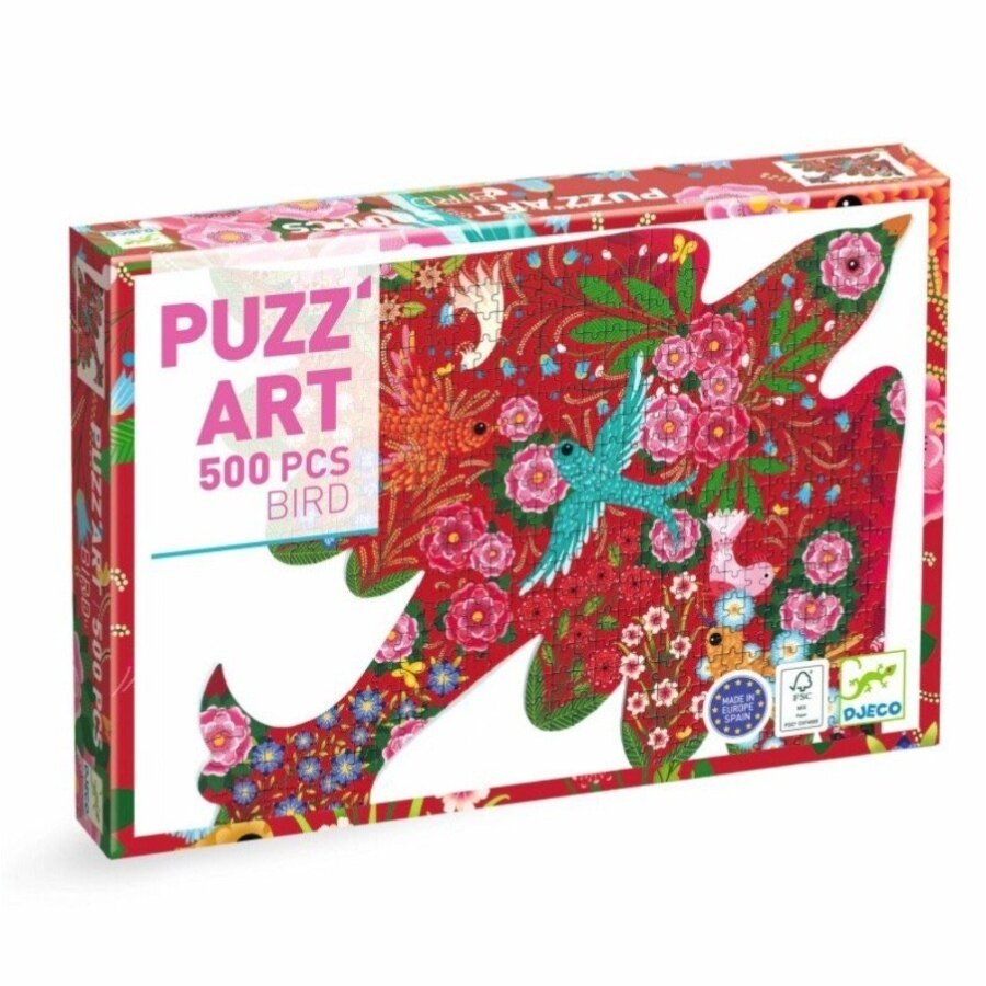 Djeco PUZZ'Art puzzle - Bird, 500 pcs. Djeco PUZZ'Art puzzle - Bird, 500 pcs.