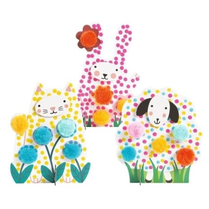 Colouring and Pompoms – In the Grass 4