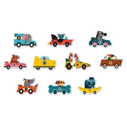 Djeco puzzle - Racing Cars, 20 pcs. 2 Djeco puzzle - Racing Cars, 20 pcs. 2