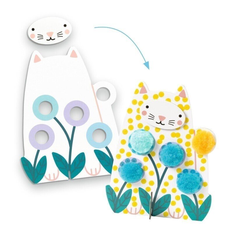 Colouring and Pompoms – In the Grass 1 Colouring and Pompoms – In the Grass 1