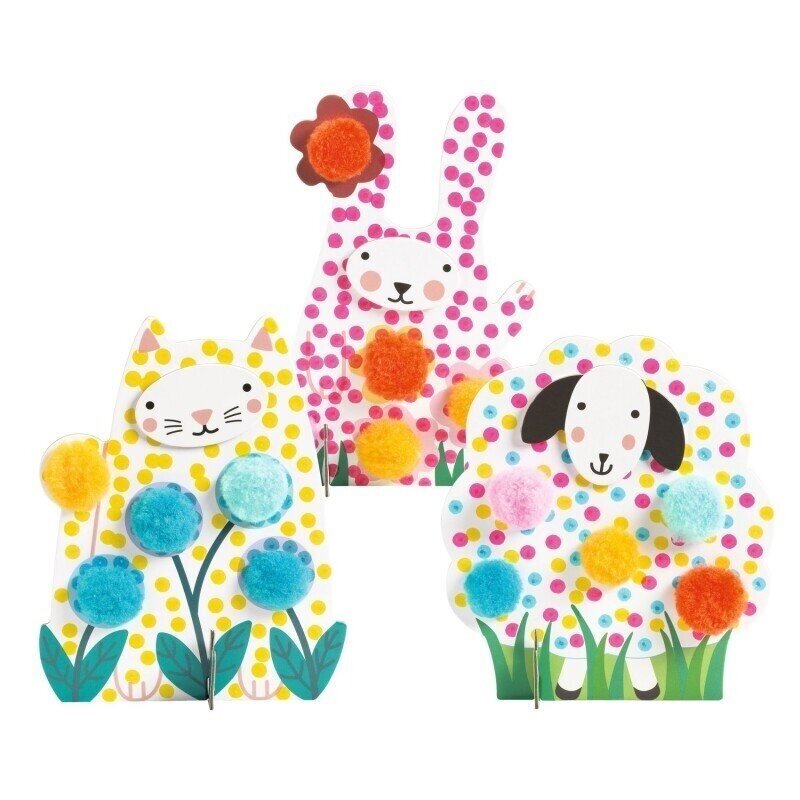 Colouring and Pompoms – In the Grass 4