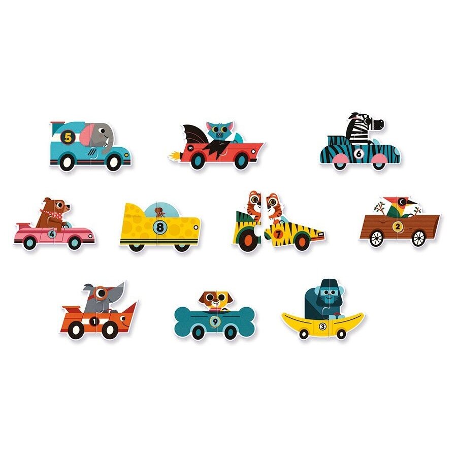 Djeco puzzle - Racing Cars, 20 pcs. 2 Djeco puzzle - Racing Cars, 20 pcs. 2