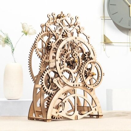 Wooden 3D puzzle - Pendulum Clock 1 Wooden 3D puzzle - Pendulum Clock 1