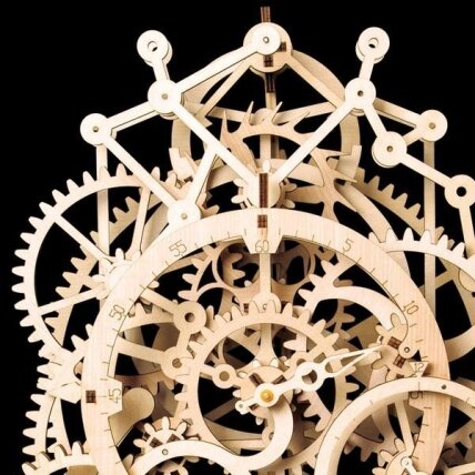 Wooden 3D puzzle - Pendulum Clock 2