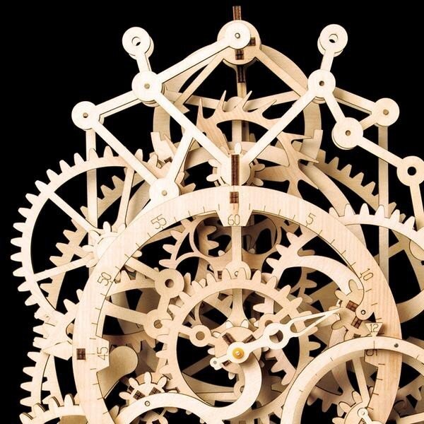 Wooden 3D puzzle - Pendulum Clock 2 Wooden 3D puzzle - Pendulum Clock 2