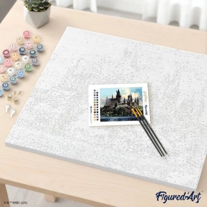 Painting by numbers kit - Hogwarts Castle 3 Painting by numbers kit - Hogwarts Castle 3