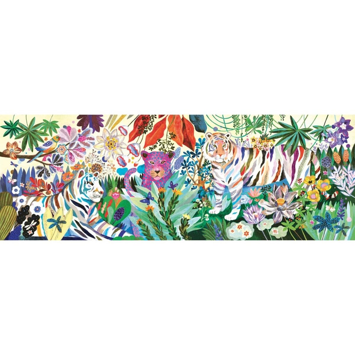 Djeco puzzle - Rainbow Tigers, 1000 pcs. 1 Djeco puzzle - Rainbow Tigers, 1000 pcs. 1